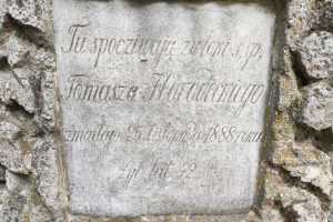 21 † Horodecki Tomasz (zm. 25 Listopada 1888 R., żył Lat 42) 